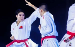 Karate Việt Nam Xuất Sắc Đoạt HCV Kata Đồng Đội Nữ Châu Á